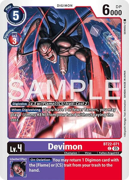 Image for Devimon - Digimon Card Game