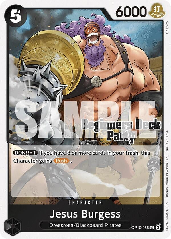 Image for Jesus Burgess (Beginners Deck Party [ST-23] - [ST-28] Participation Pack) - One Piece Card Game