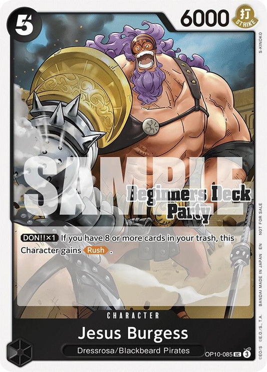 Image for Jesus Burgess (Beginners Deck Party [ST-23] - [ST-28] Participation Pack) - One Piece Card Game
