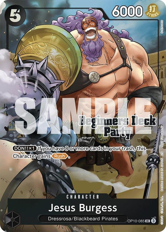 Image for Jesus Burgess (Beginners Deck Party [ST-23] - [ST-28] Winner Pack) - One Piece Card Game