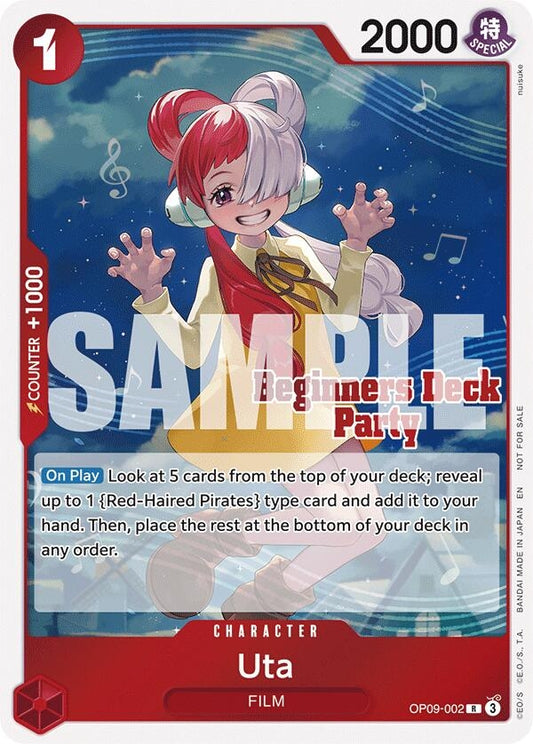 Image for Uta (Beginners Deck Party [ST-23] - [ST-28] Participation Pack) - One Piece Card Game