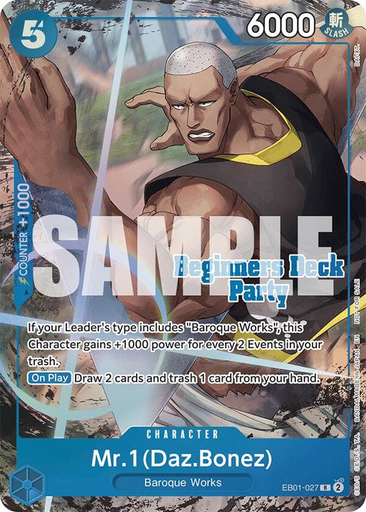 Image for Mr. 1 (Daz.Bonez) (Beginners Deck Party [ST-23] - [ST-28] Winner Pack) - One Piece Card Game