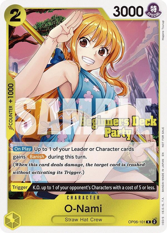 Image for O-Nami (Beginners Deck Party [ST-23] - [ST-28] Participation Pack) - One Piece Card Game