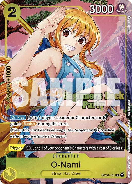 Image for O-Nami (Beginners Deck Party [ST-23] - [ST-28] Winner Pack) - One Piece Card Game