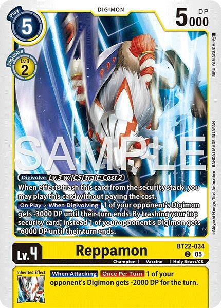 Image for Reppamon - Digimon Card Game