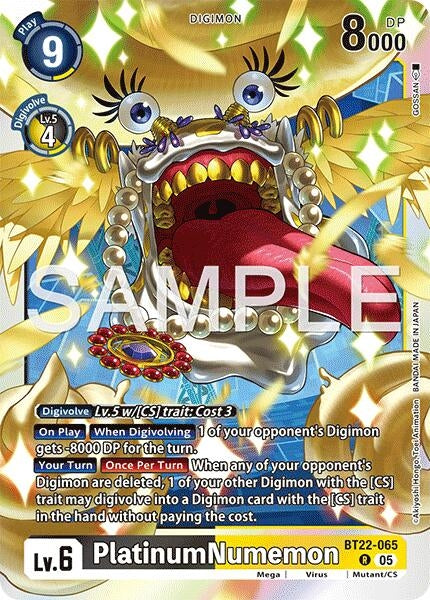 Image for PlatinumNumemon - Digimon Card Game