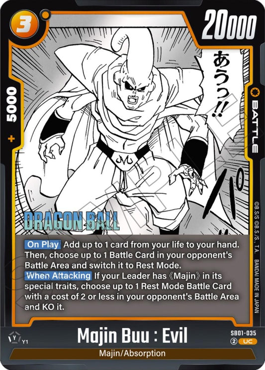 Image for Majin Buu : Evil - SB01-035 - Dragon Ball Super: Fusion World