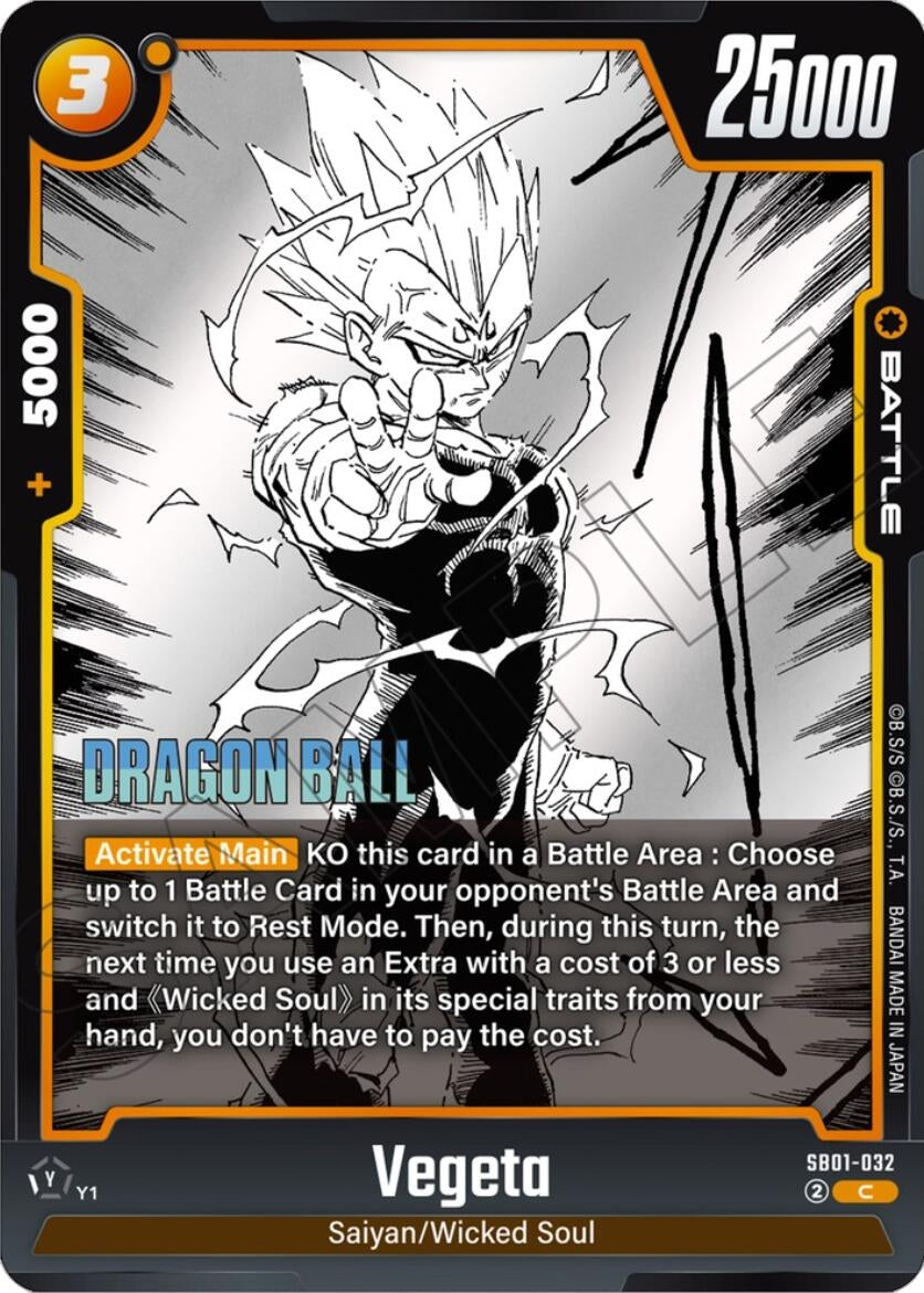 Image for Vegeta - SB01-032 - Dragon Ball Super: Fusion World