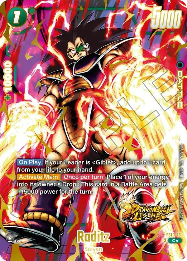 Image for Raditz (Bonus Pack Alternate Art) - Dragon Ball Super: Fusion World