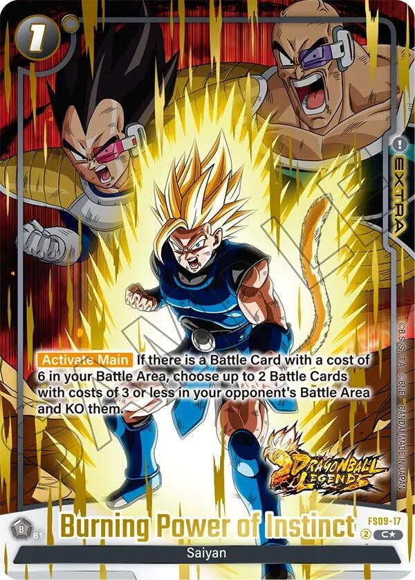 Image for Burning Power of Instinct (Bonus Pack Alternate Art) - Dragon Ball Super: Fusion World