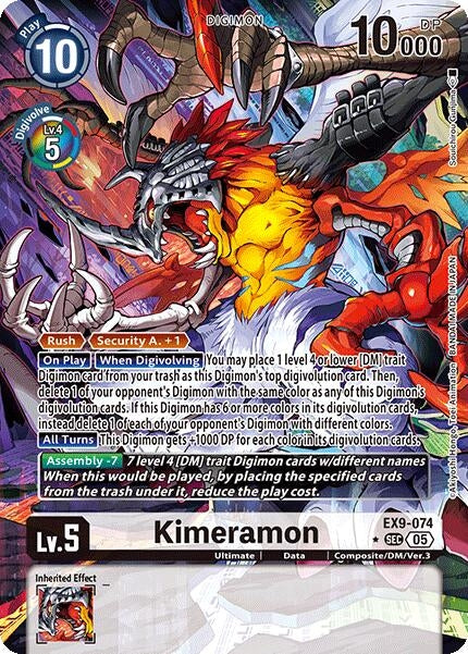 Image for Kimeramon (Alternate Art) - Digimon Card Game