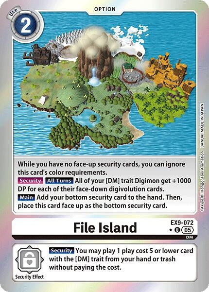 Image for File Island (Limited Foil) - Digimon Card Game