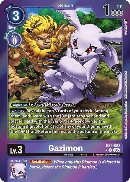Image for Gazimon (Limited Foil) - Digimon Card Game