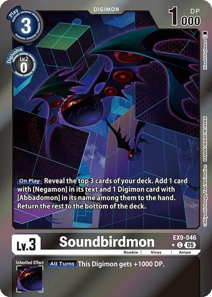 Image for Soundbirdmon (Limited Foil) - Digimon Card Game