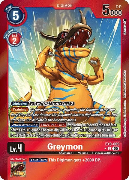 Image for Greymon (Limited Foil) - Digimon Card Game