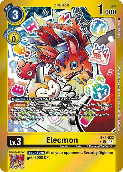 Image for Elecmon (Limited Foil) - Digimon Card Game