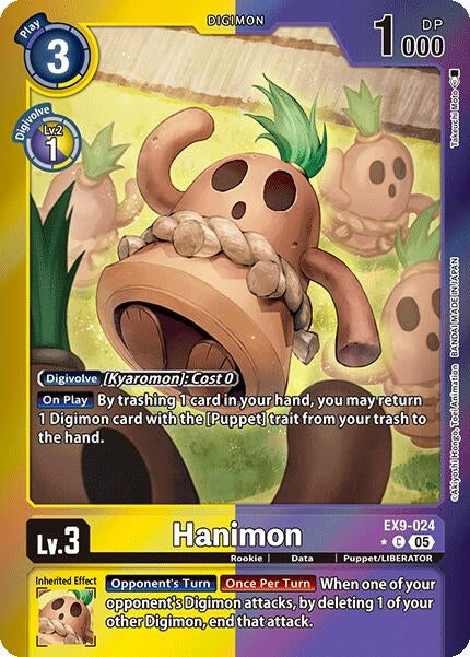 Image for Hanimon (Limited Foil) - Digimon Card Game
