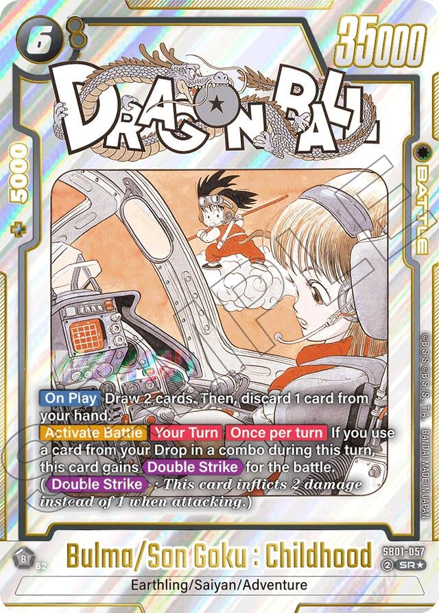 Image for Bulma/Son Goku : Childhood (Alternate Art) - Dragon Ball Super: Fusion World