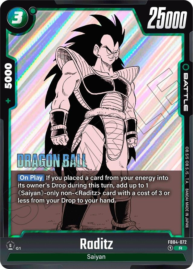 Image for Raditz - FB04-072 - Dragon Ball Super: Fusion World