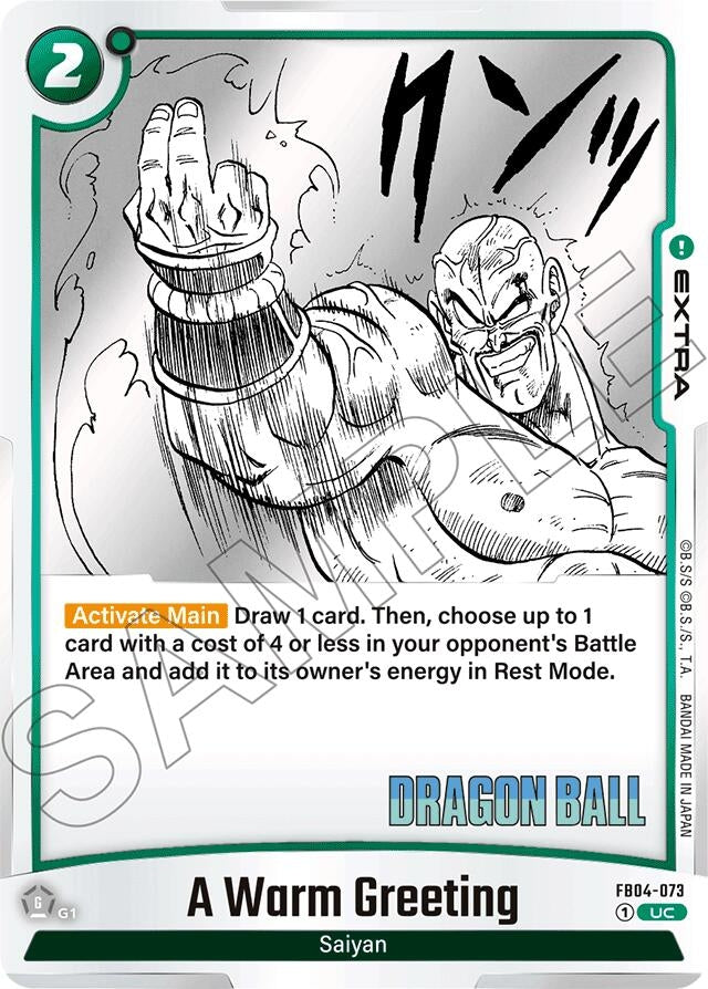 Image for A Warm Greeting - Dragon Ball Super: Fusion World