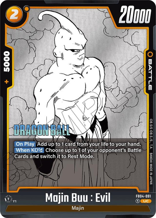 Image for Majin Buu : Evil - FB04-091 - Dragon Ball Super: Fusion World