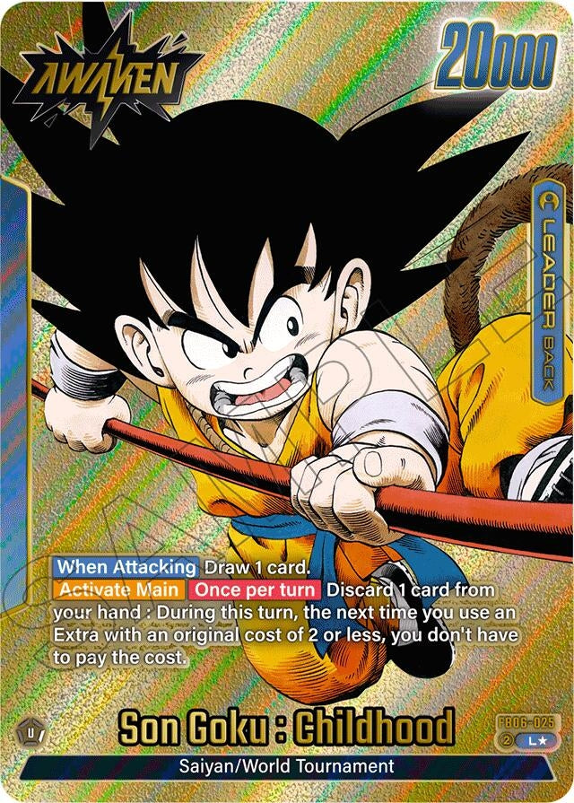 Image for Son Goku : Childhood - FB06-025 (Gold) - Dragon Ball Super: Fusion World