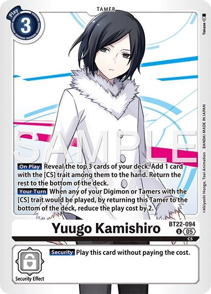 Image for Yuugo Kamishiro - Digimon Card Game
