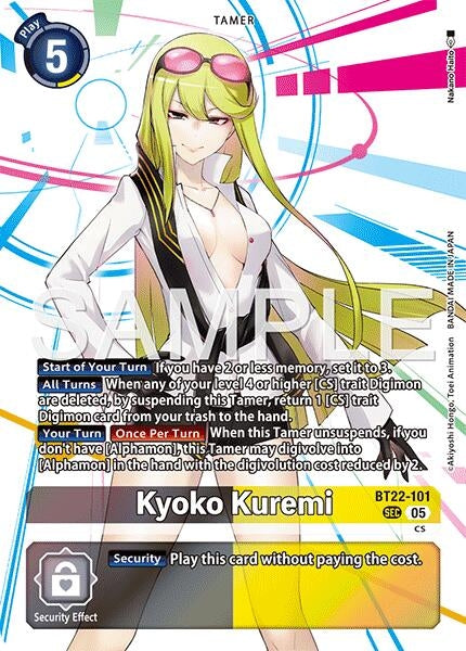 Image for Kyoko Kuremi - Digimon Card Game