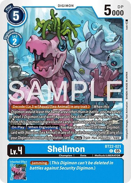 Image for Shellmon - Digimon Card Game