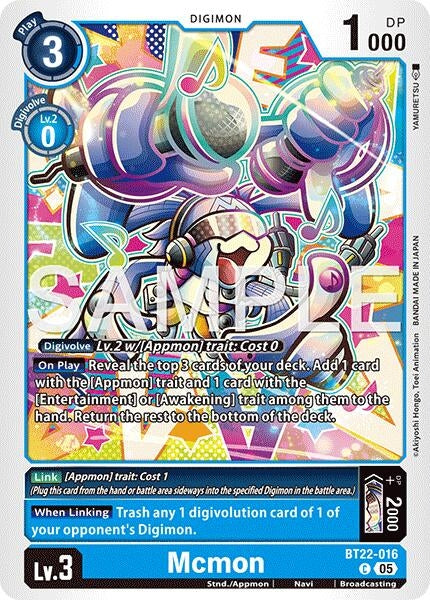 Image for Mcmon - Digimon Card Game