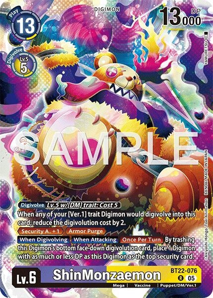 Image for ShinMonzaemon - Digimon Card Game