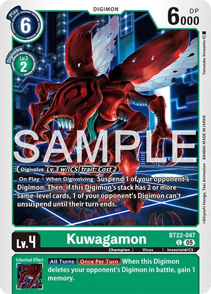 Image for Kuwagamon - Digimon Card Game