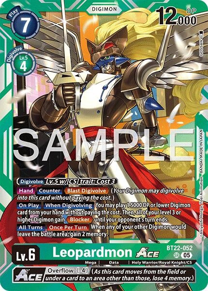 Image for Leopardmon ACE - Digimon Card Game