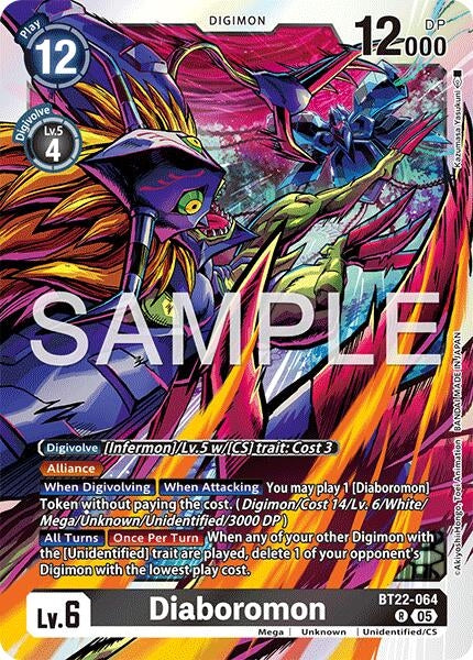 Image for Diaboromon - Digimon Card Game