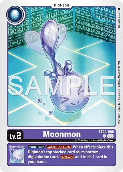 Image for Moonmon - Digimon Card Game