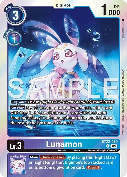 Image for Lunamon - Digimon Card Game
