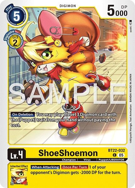 Image for ShoeShoemon - Digimon Card Game