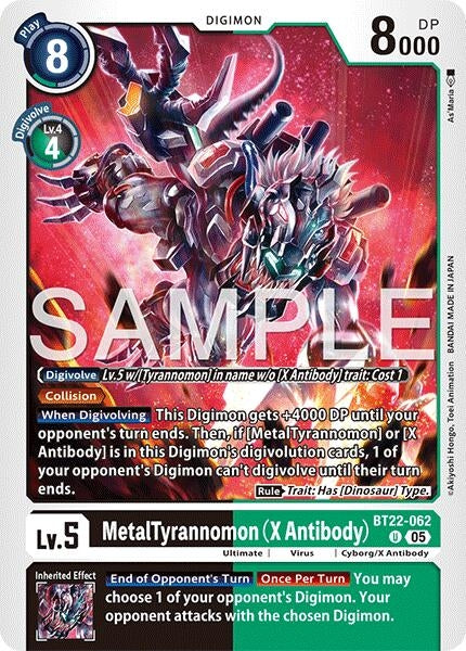 Image for MetalTyrannomon (X Antibody) - Digimon Card Game