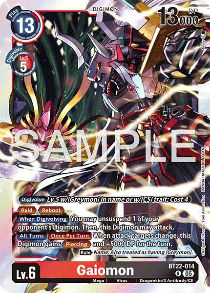 Image for Gaiomon - Digimon Card Game