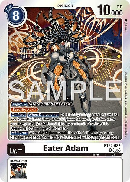 Image for Eater Adam - Digimon Card Game