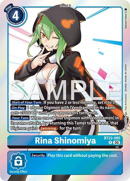 Image for Rina Shinomiya - Digimon Card Game