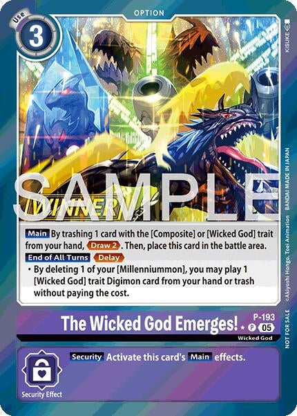 Image for The Wicked God Emerges! (Store Tournament 2025 Vol.3 Winner Pack) - Digimon Card Game