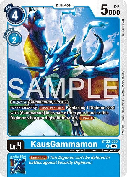 Image for KausGammamon - Digimon Card Game
