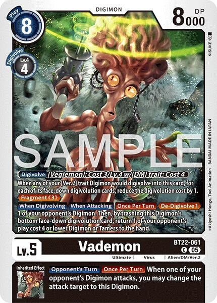 Image for Vademon - Digimon Card Game