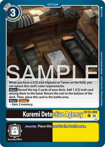 Image for Kuremi Detective Agency - Digimon Card Game