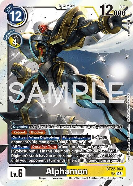 Image for Alphamon - Digimon Card Game