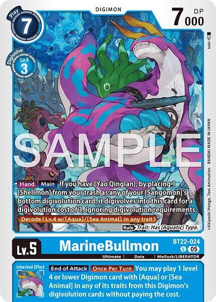 Image for MarineBullmon - Digimon Card Game