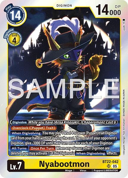 Image for Nyabootmon - Digimon Card Game