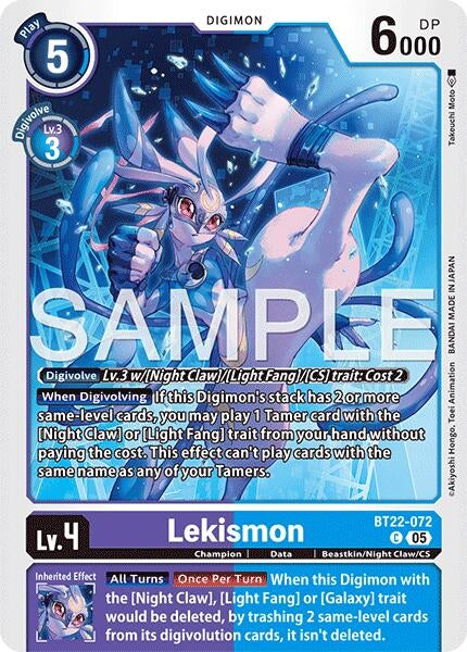 Image for Lekismon - Digimon Card Game