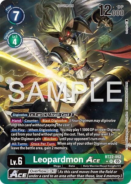 Image for Leopardmon ACE (Alternate Art) - Digimon Card Game